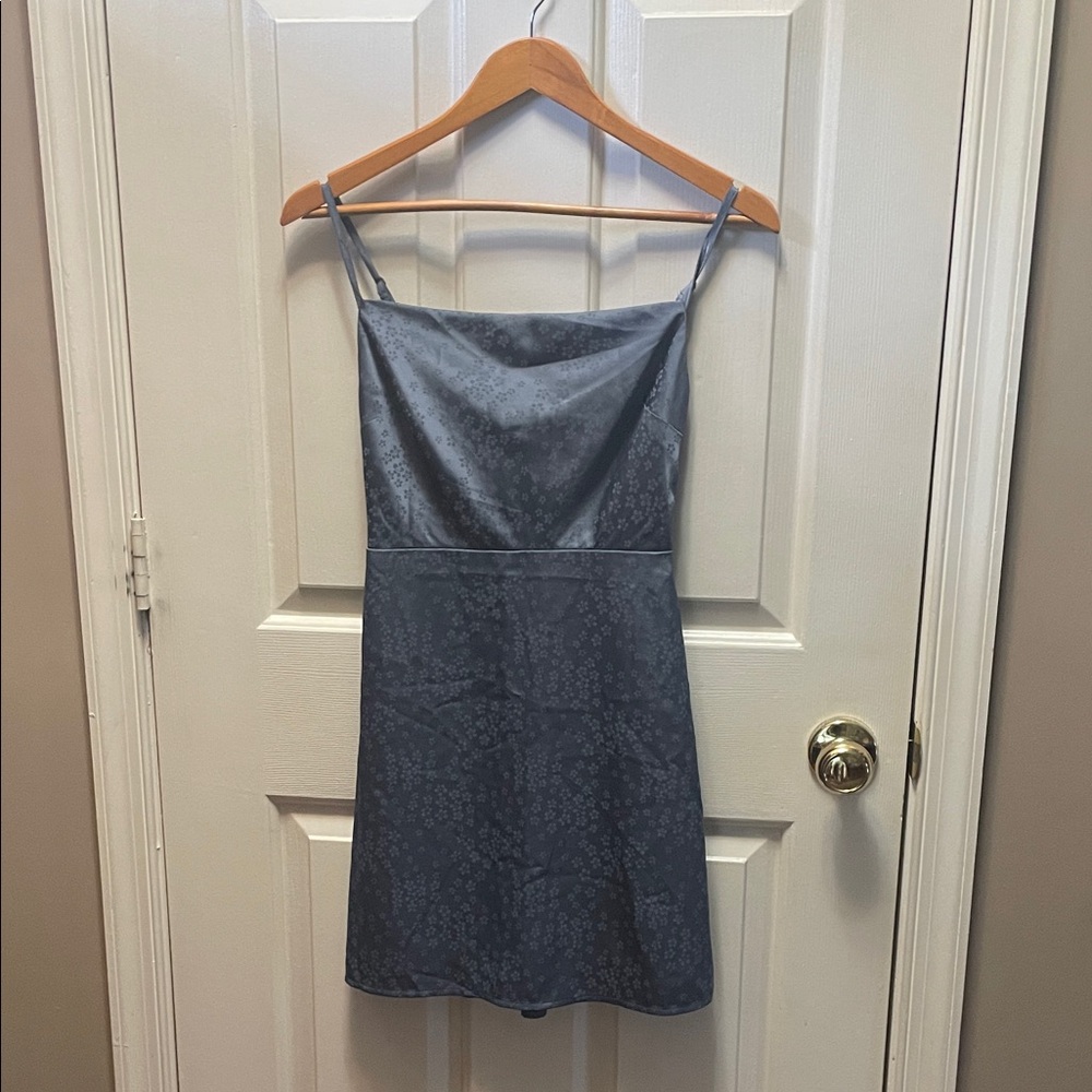 Holister Gray Spaghetti Strap Dress